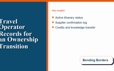 Travel Operator Client and Supplier Records Before an Ownership Transition